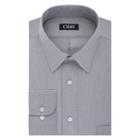 Men's Chaps Regular-fit Wrinkle-free Stretch Collar Dress Shirt, Size: 17-32/33, Silver
