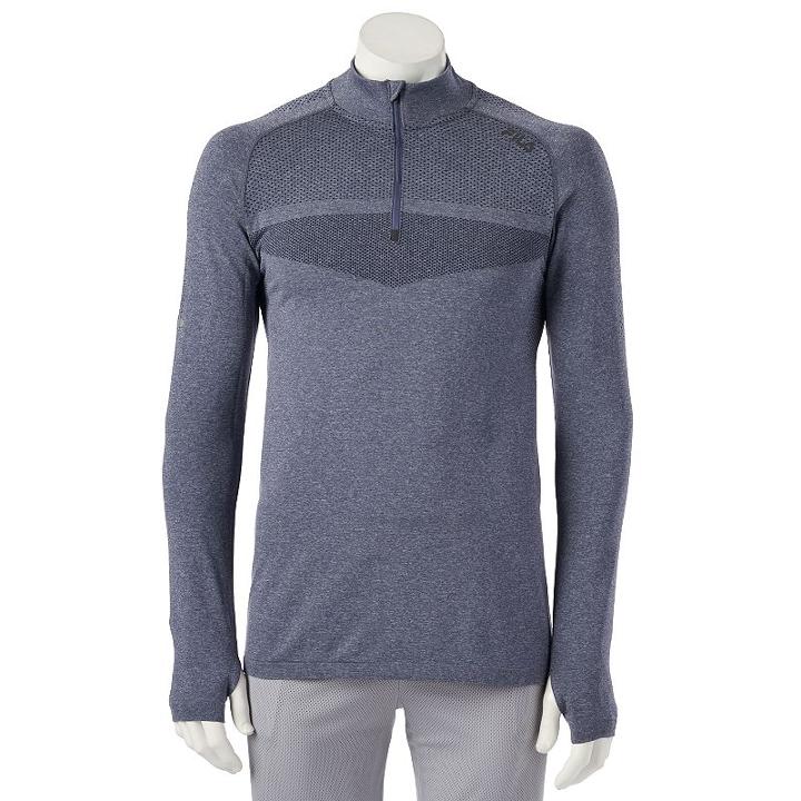 Men's Fila Sport&reg; Quarter-zip Running Pullover, Size: Xl, Dark Blue
