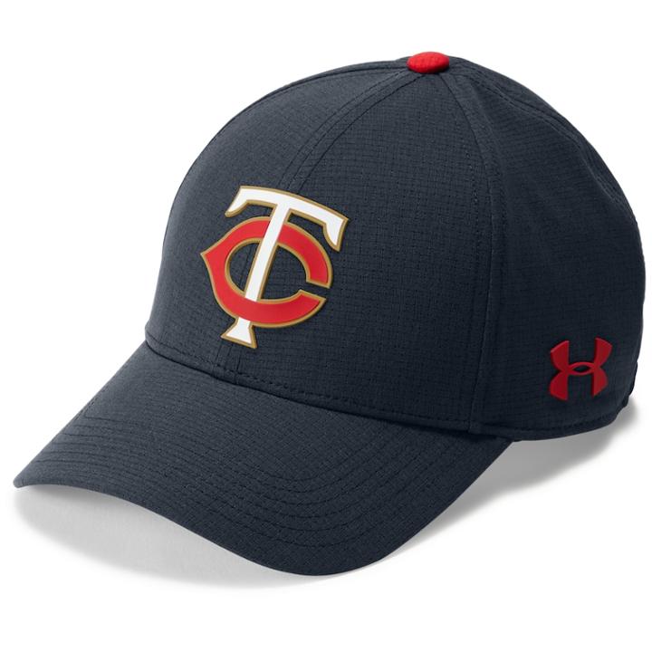 Men's Under Armour Minnesota Twins Driving Adjustable Cap, Blue (navy)