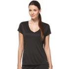 Women's Grand Slam Solid V-neck Tennis Tee, Size: Xs, Oxford