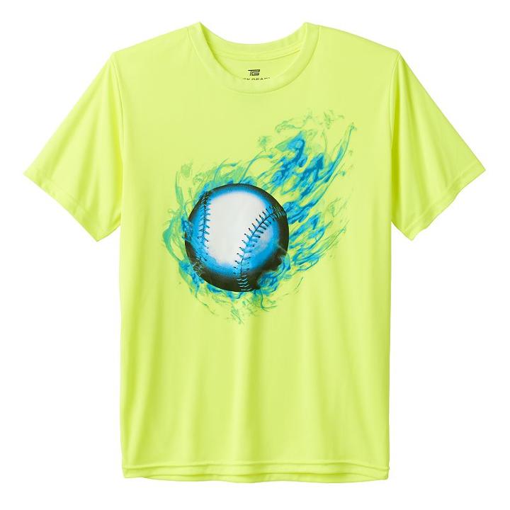 Boys 8-20 Tek Gear Baseball Tee, Boy's, Size: Small, Drk Yellow