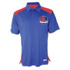 Men's Stitches Chicago Cubs Interlock Polo, Size: Xxl, Multicolor