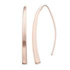 Simply Vera Vera Wang Rose Gold Tone Threader Earrings, Women's, Pink