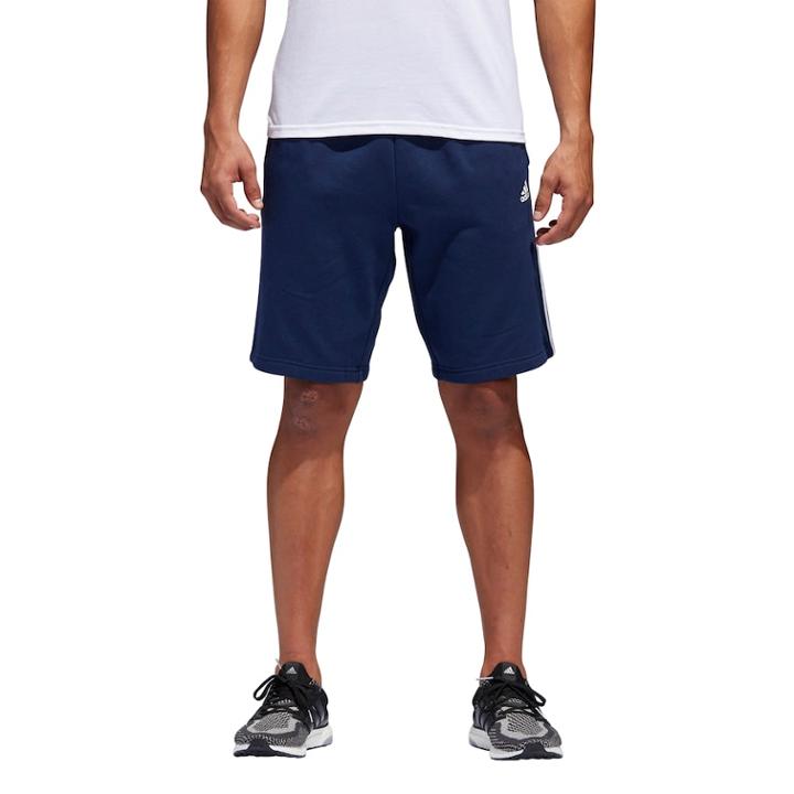 Men's Adidas Essential Fleece Shorts, Size: Medium, Blue (navy)