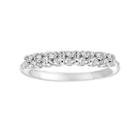Simply Vera Vera Wang 14k White Gold 1/3 Carat T.w. Diamond Wedding Band, Women's, Size: 7