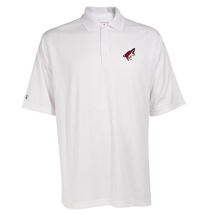 Men's Arizona Coyotes Exceed Performance Polo, Size: Xl, White