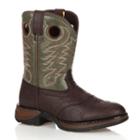 Lil Durango Boys' 8-in. Saddle Western Boots, Boy's, Size: 11, Green