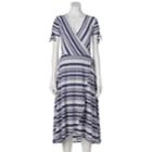 Women's Lc Lauren Conrad Faux-wrap Midi Dress, Size: Xs, White