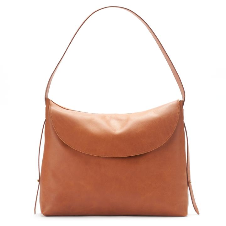 Sonoma Goods For Life&trade; Mia Leather Foldover Flap Shoulder Bag, Women's, Brown