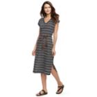 Women's Sonoma Goods For Life&trade; V-neck Midi Dress, Size: Xxl, Black