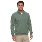 Men's Croft & Barrow&reg; Classic-fit Quarter-zip Fleece Pullover, Size: Xxl, Dark Green