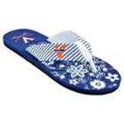 Women's Virginia Cavaliers Floral Flip Flop Sandals, Size: Large, Multi