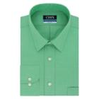 Men's Chaps Regular-fit Wrinkle-free Stretch Collar Dress Shirt, Size: 16.5-34/35, Green