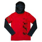 Boys 4-7 Puma Mock-layer Hoodie Tee, Boy's, Size: 5, Brt Red