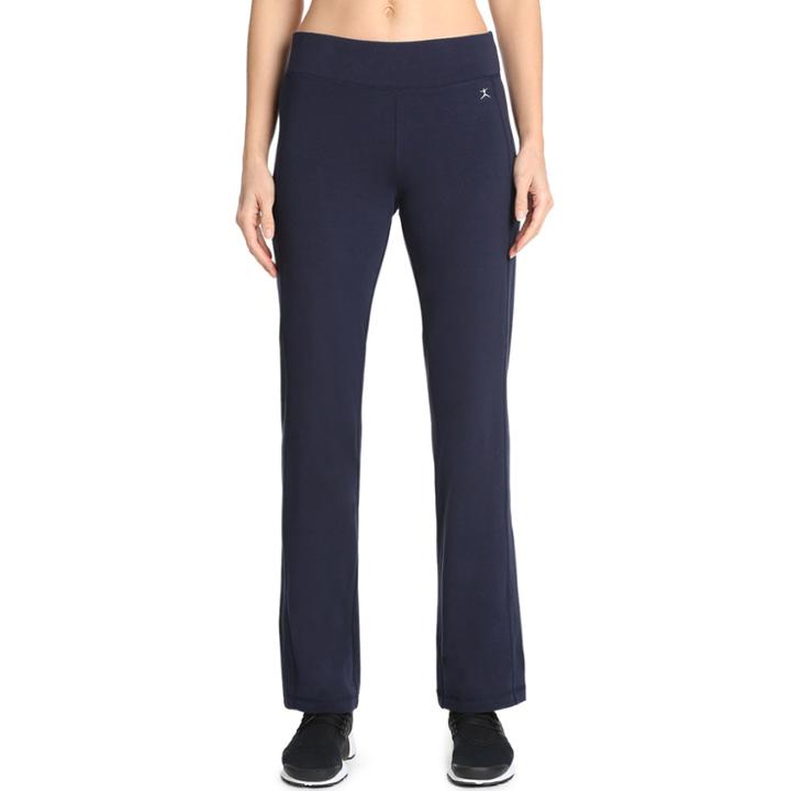Women's Danskin High-waisted Yoga Pants, Size: Small, Blue (navy)