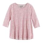 Girls 4-10 Jumping Beans&reg; Patterned Top, Size: 4, White Oth