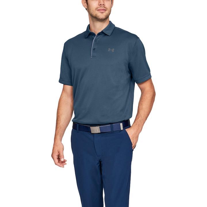 Men's Under Armour Tech Polo, Size: Small, Blue (navy)