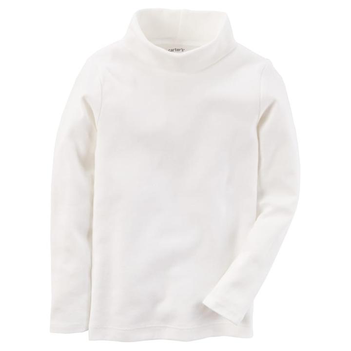 Girls 4-8 Carter's Turtleneck Top, Size: 6x, White