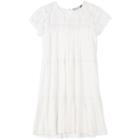 Girls 7-16 Speechless Cap Sleeve Lace Dress, Girl's, Size: 14, White