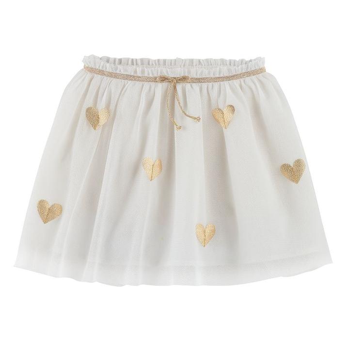 Girls 4-12 Sonoma Goods For Life&trade; Embellished Tutu Skort, Girl's, Size: 5, Lt Beige