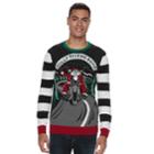 Men's Light-up Ugly Christmas Sweater, Size: Xl, Black