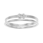 Love This Life Sterling Silver Knot Ring Set, Women's, Size: 9