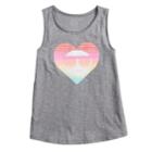 Girls 7-16 & Plus Size So&reg; Graphic Tank, Size: 12, Med Grey