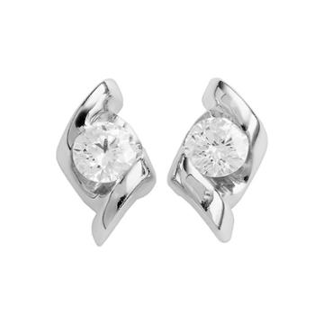 Sirena Collection 14k White Gold 1/4-ct. T.w. Diamond Stud Earrings, Women's
