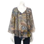 Women's World Unity Asymmetrical Hem Chiffon Top, Size: Xs, Med Green