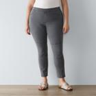 Plus Size Sonoma Goods For Life&trade; Utility Skinny Pants, Women's, Size: 16 W, Dark Grey