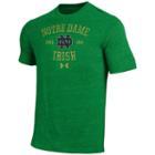 Men's Under Armour Notre Dame Fighting Irish Triblend Tee, Size: Small, Multicolor