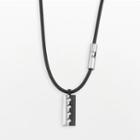 Axl By Triton Stainless Steel Two Tone Perforated Dog Tag - Men, Size: 22, Grey