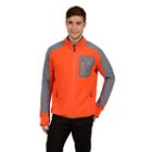 Big & Tall Champion Microfleece Mockneck Performance Jacket, Men's, Size: L Tall, Orange