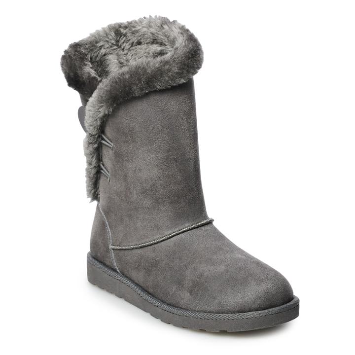 So&reg; Junebug Women's Winter Boots, Size: Medium (9), Med Grey
