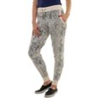 Women's Soybu Phase Printed Jogger Pants, Size: Small, White