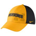 Adult Nike Michigan Wolverines Mesh Dri-fit Flex Cap, Men's, Grey