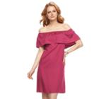 Women's Apt. 9&reg; Off-the-shoulder Shift Dress, Size: Large, Pink