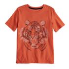 Boys 4-12 Sonoma Goods For Life&trade; Tiger Words Slubbed Graphic Tee, Size: 6, Med Orange