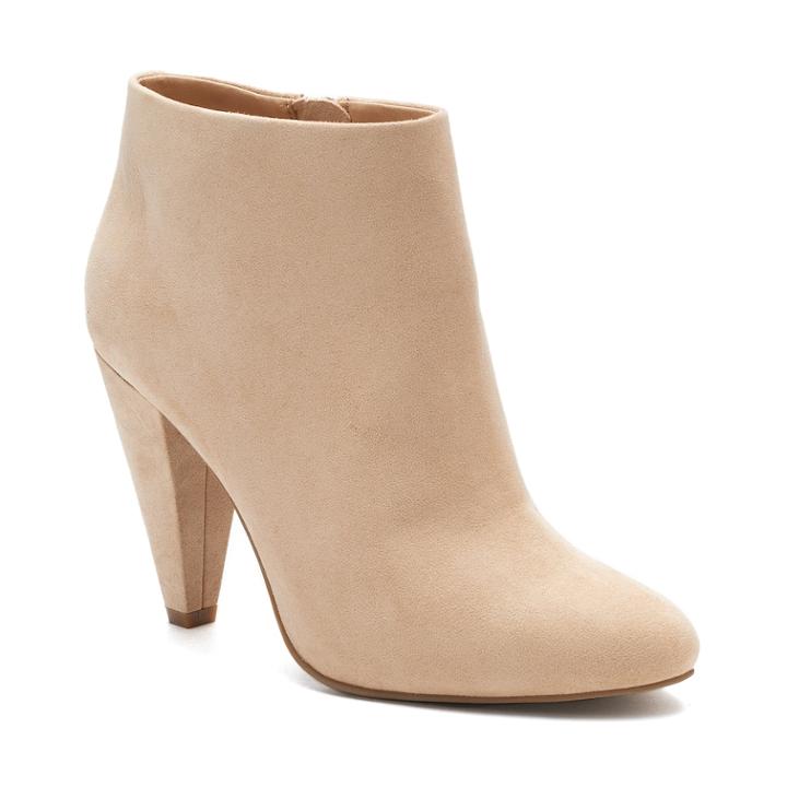 Apt. 9&reg; Utilized Women's High Heel Ankle Boots, Size: 6.5, Natural