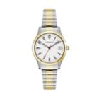 Caravelle Women's Easy Reader Two Tone Stainless Steel Expansion Watch - 45m111, Size: Small, Multicolor
