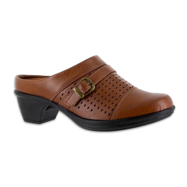 Easy Street Cleveland Women's Mules, Size: 10 Wide, Dark Brown