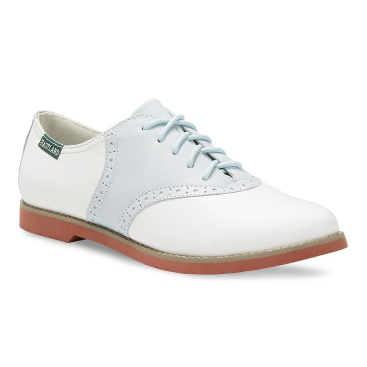 Eastland Sadie Saddle Women's Oxford Shoes, Size: Medium (6.5), Light Blue