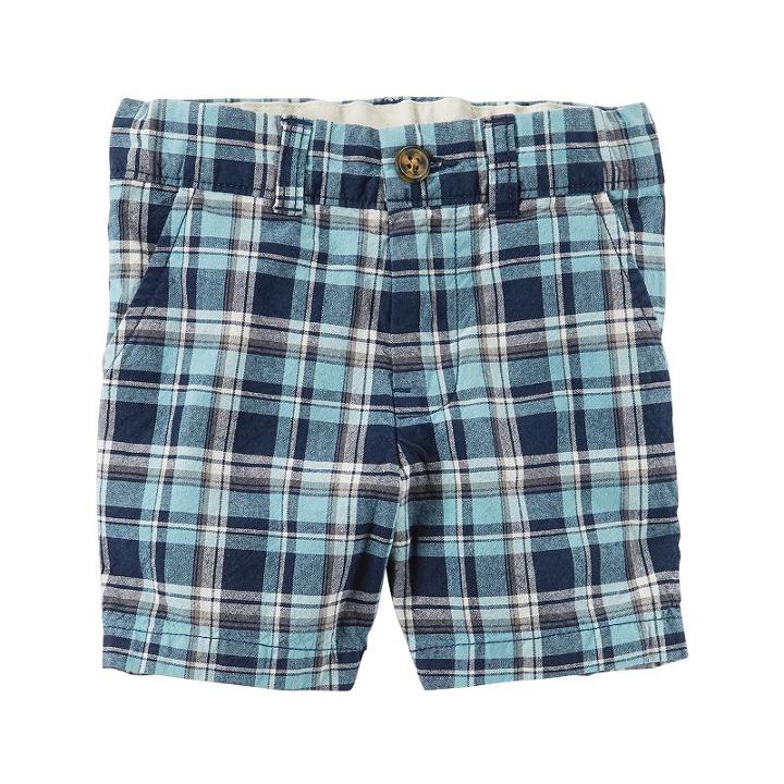 Baby Boy Carter's Plaid Flat Front Shorts, Size: 3 Months, Ovrfl Oth