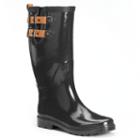 Chooka Solid Women's Tall Waterproof Rain Boots, Size: 10, Black