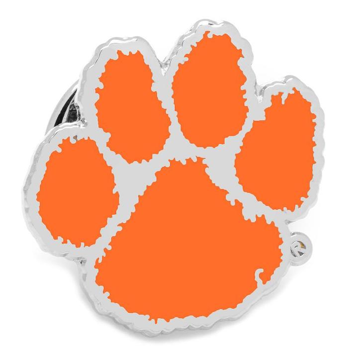 Clemson Tigers Lapel Pin, Men's, Orange