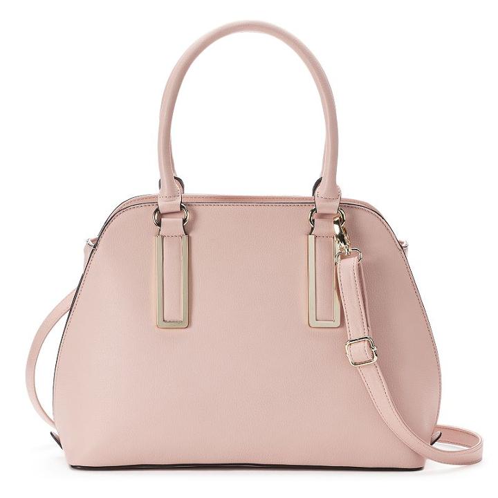 Apt. 9&reg; Lenox Dome Satchel, Women's, Light Pink