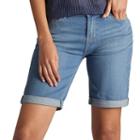 Women's Lee Gunnison Bermuda Jean Shorts, Size: 8 - Regular, Dark Blue