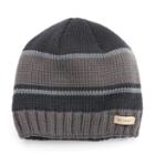 Columbia White Pine Striped Beanie - Men, Grey (charcoal)