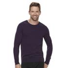 Men's Marc Anthony Slim-fit Soft-touch Modal Crewneck Sweater, Size: Medium, Drk Purple