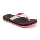 Reef Cushion Sassy Girls' Sandals, Girl's, Size: 11-12, Med Brown